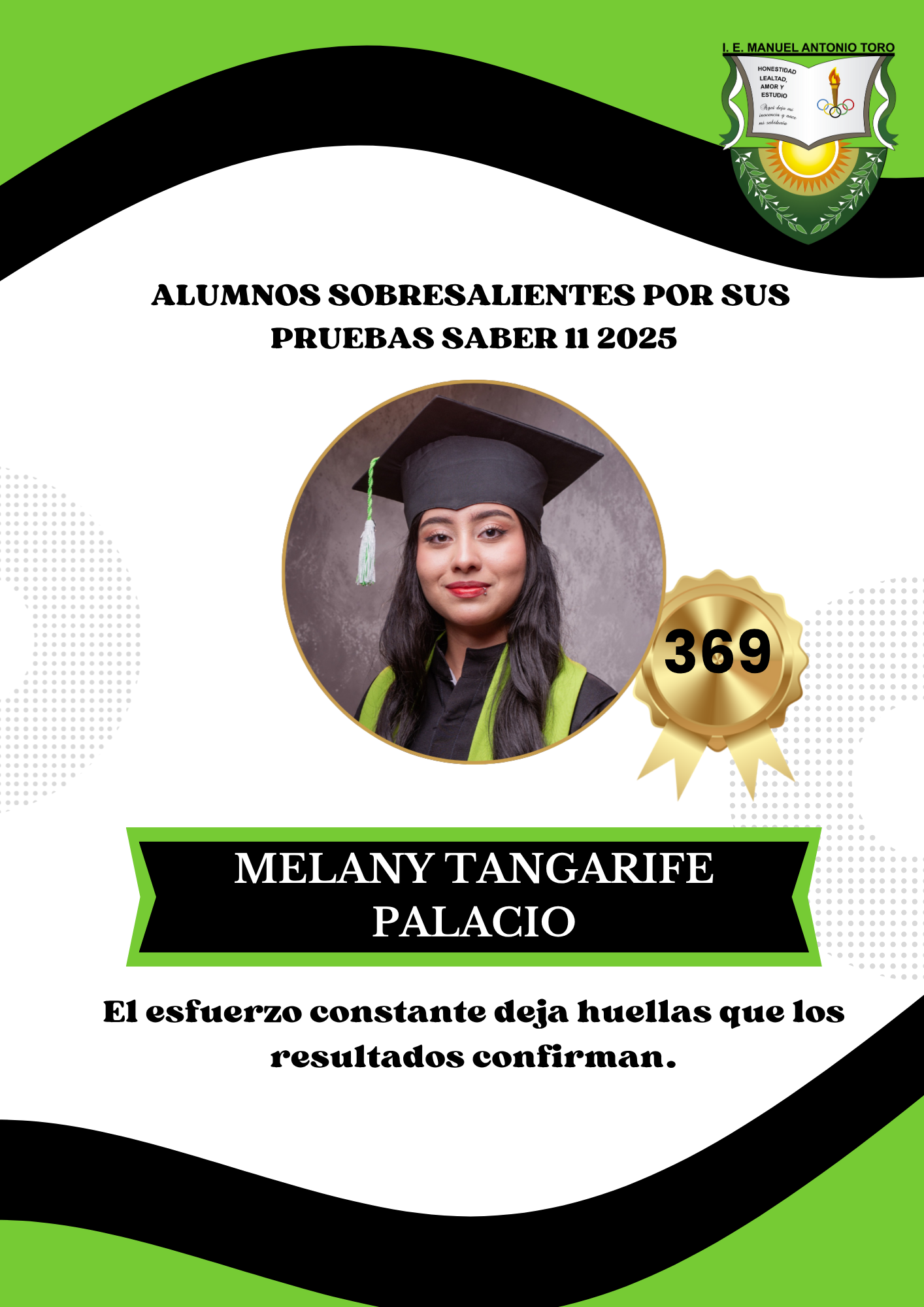 Mejores Puntajes Pruebas Saber 11 - 2025